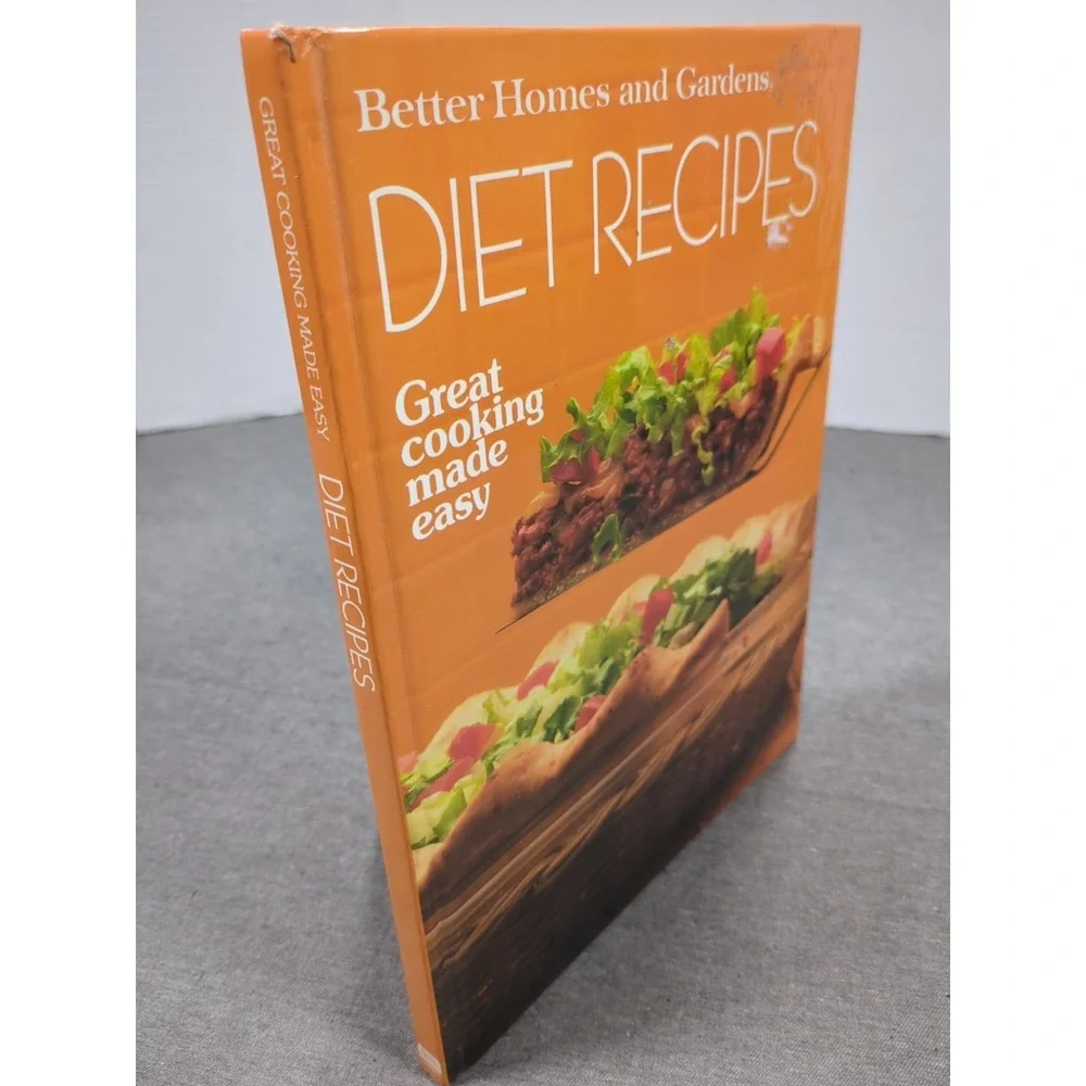 1986 Better Homes‎ and Gardens Diet Recipes VTG Cookbook First Edition Hardcover